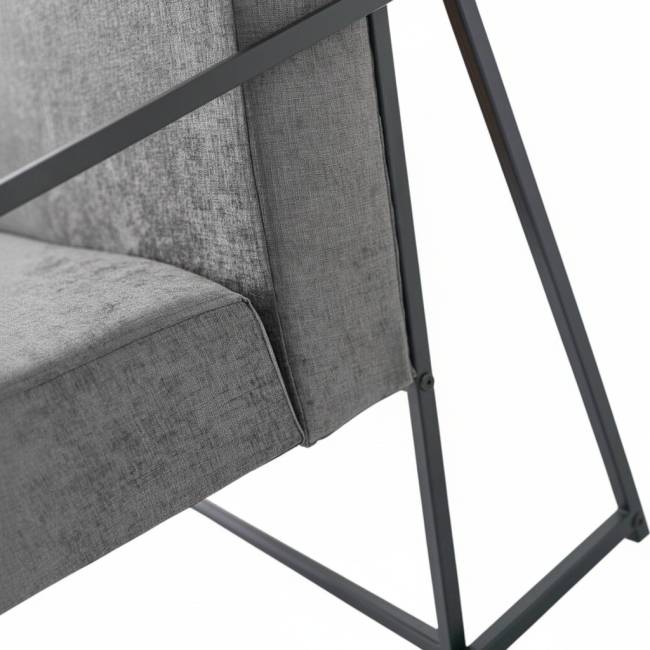 Кресло Алекс шенилл серый