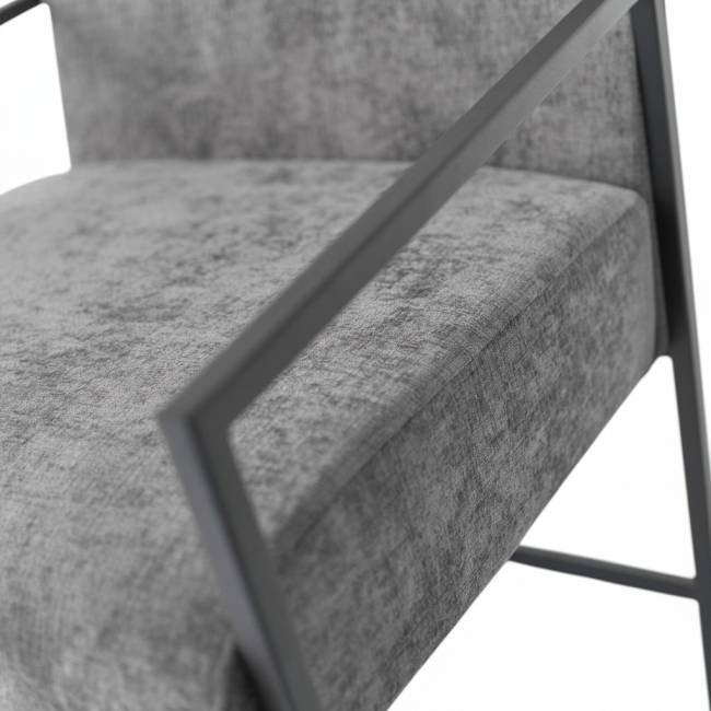 Кресло Алекс шенилл серый