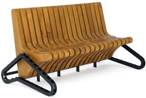 Скамья деревянная Piano 1806х980х620 мм