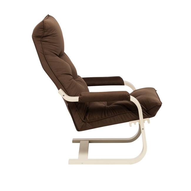 Кресло-трансформер Leset Оливер Слоновая кость V23 молочный шоколад