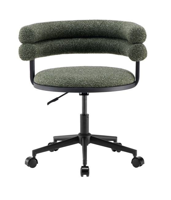 Стул офисный Ponty зелёный чёрные ножки