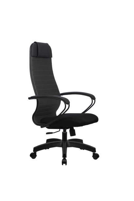 Кресло МЕТТА-21(MPRU)/подл.130/осн.001, темно-серый