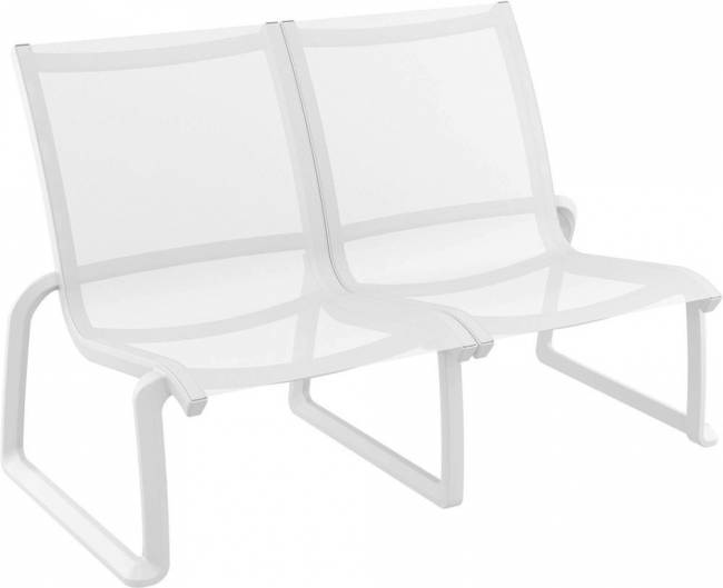 Диван пластиковый двухместный Pacific Lounge белый 760х800х850 мм