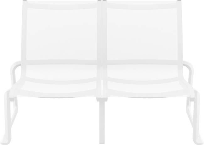 Диван пластиковый двухместный Pacific Lounge белый 760х800х850 мм