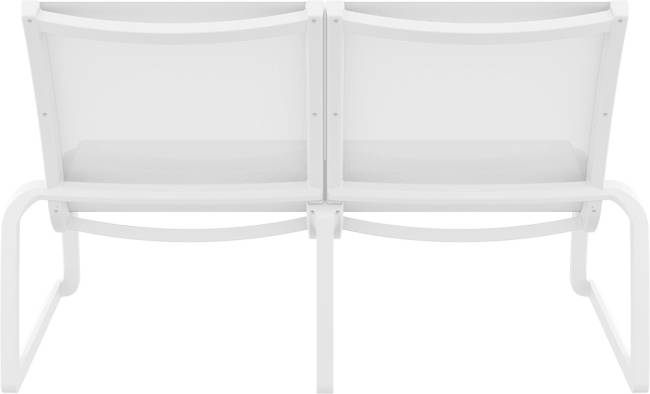 Диван пластиковый двухместный Pacific Lounge белый 760х800х850 мм