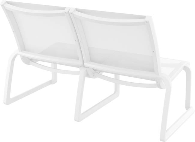 Диван пластиковый двухместный Pacific Lounge белый 760х800х850 мм