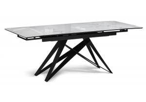 Блэкберн 140(200)х80 кристл белый мрамор / черный