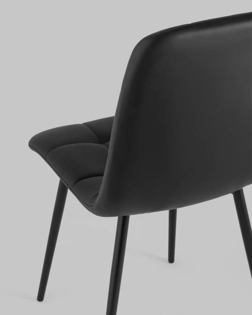 Стул Oliver экокожа черный 2 шт