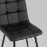 Стул Oliver экокожа черный 2 шт
