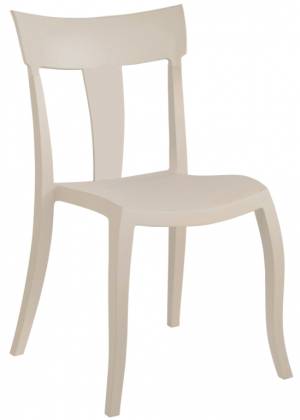 Стул пластиковый Toro-S песочный 490х550х840 мм