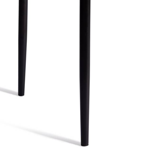 Стул CAPRI (mod. BC565-DC) / 1 шт. в упаковке металл, флок, 43 х 53 х 92 см, Beige (бежевый) HLR8 / черный бежевый металл, флок