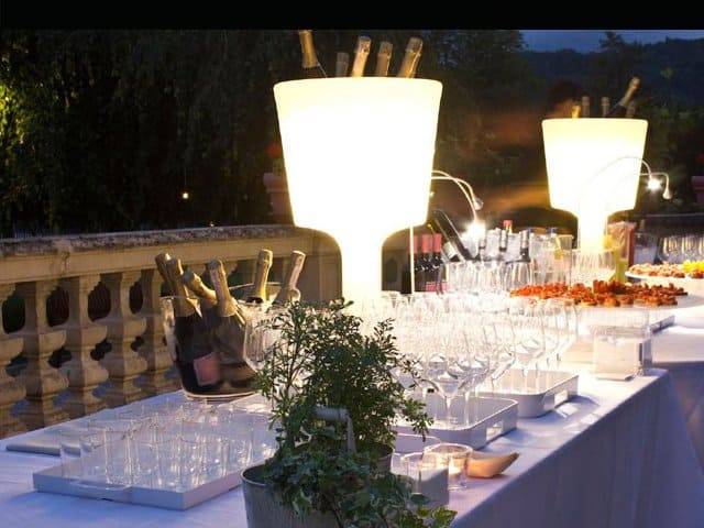 Кулер для бутылок светящийся Light Drink белый Ø450х750 мм