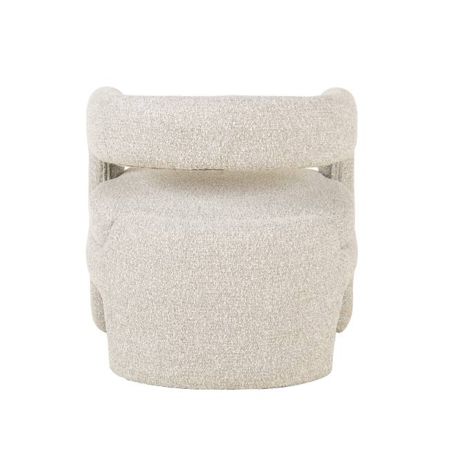 Кресло лаунж Bones серебристый