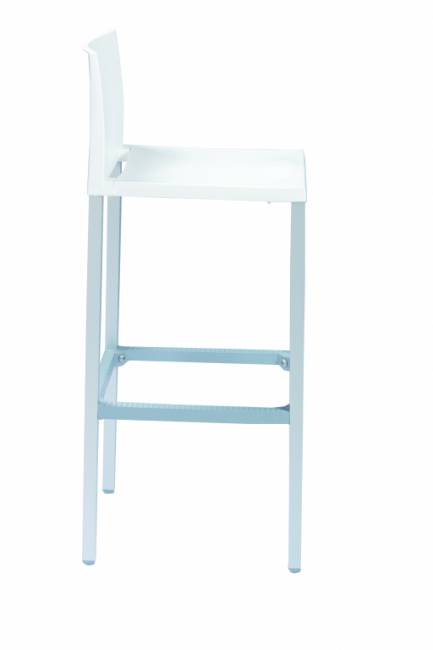 Стул пластиковый барный Liberty H75 370х420х980 мм