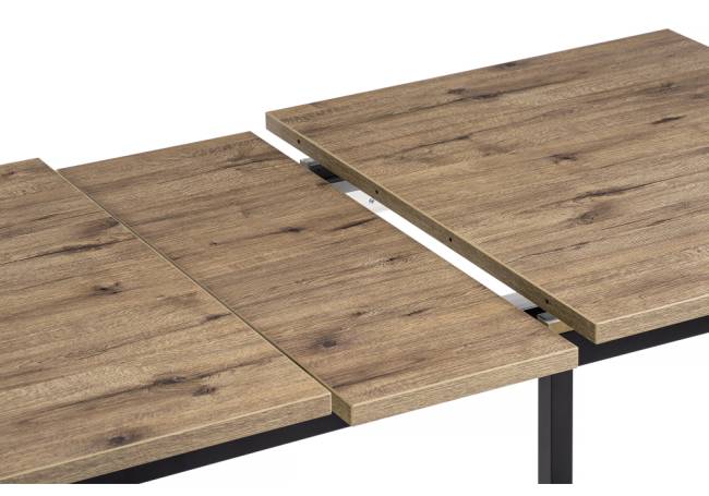 Макта 140 дуб велингтон / черный матовый