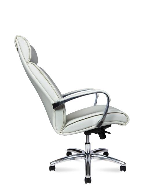 Кресло офисное / Сорбонна / Sorbonne  / слоновая кость экокожа