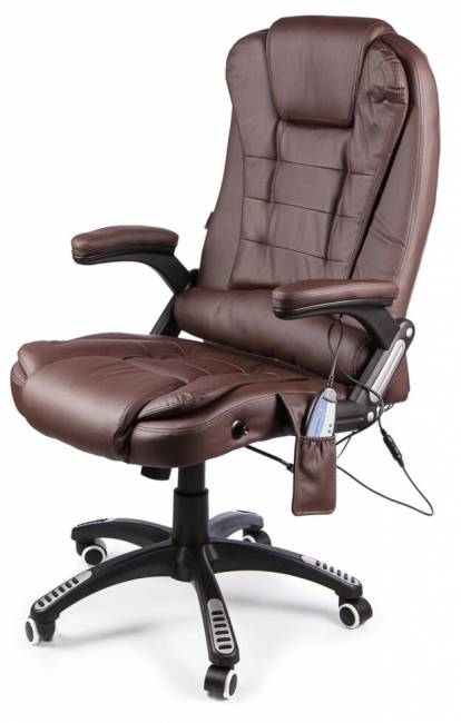 Кресло вибромассажное "Calviano Veroni 53", коричневое