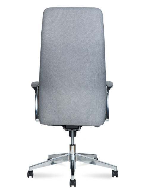 Кресло офисное / Ливерпуль Нью / Liverpool New  / алюминиевая  база / серая ткань