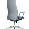 Кресло офисное / Ливерпуль Нью / Liverpool New  / алюминиевая  база / серая ткань
