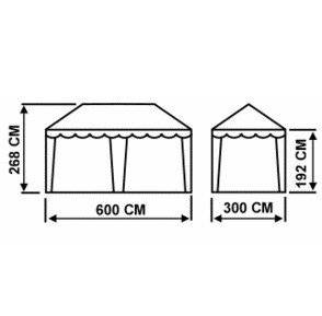 Шатер Митек ПИКНИК 3х6 м со стенками (2 места)