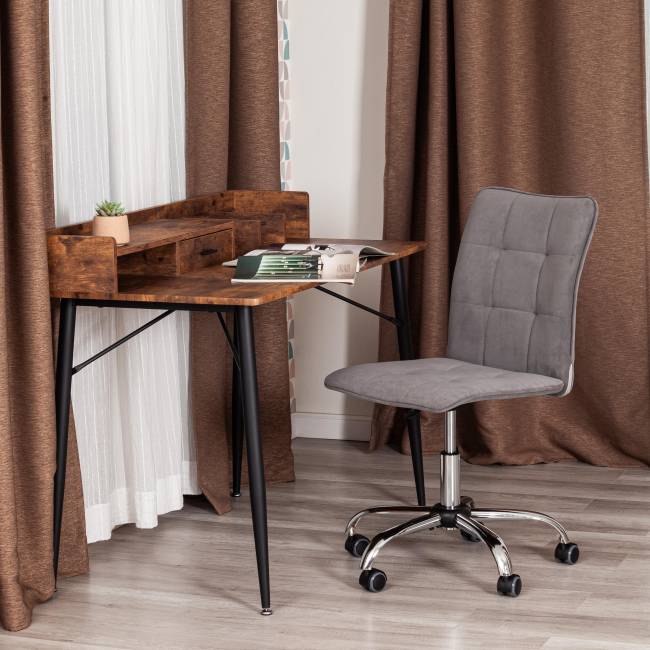 Кресло ONE флок , серый, 29 серый флок