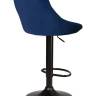 Набор 2 шт Стул барный DOBRIN LOGAN BLACK, синий велюр (MJ9-117)