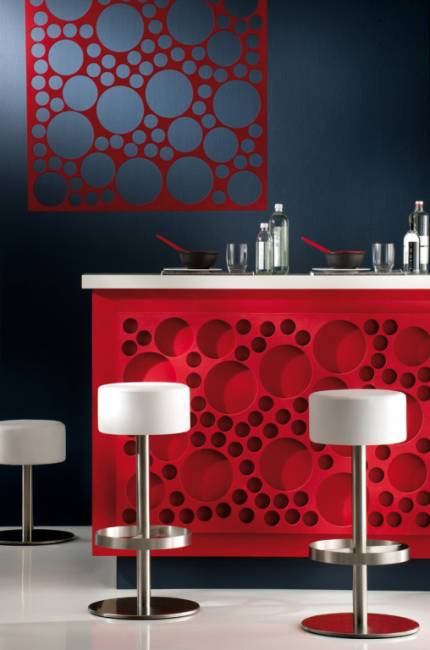 Табурет барный с обивкой TX Ø400х790 мм