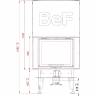 Дровяная топка BeF Double V 6 Feel