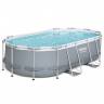Каркасный бассейн Power Steel 427х250х100см, 7250л, фил.-насос 2006л/ч, лестница, попл.-дозатор