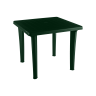 Стол пластиковый квадратный темно-зеленый