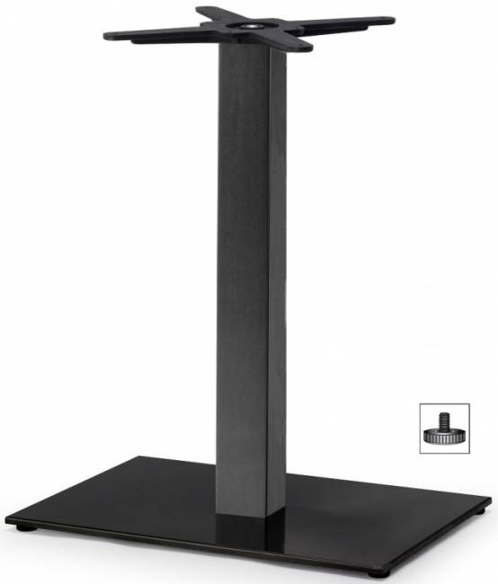 Подстолье металлическое Tiffany черный 600х400х730 мм