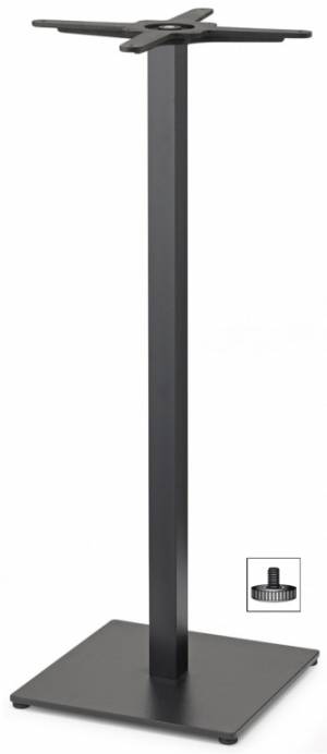 Подстолье металлическое барное Tiffany черный 400х400х1090 мм