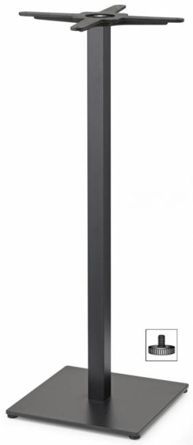 Подстолье металлическое барное Tiffany черный 400х400х1090 мм