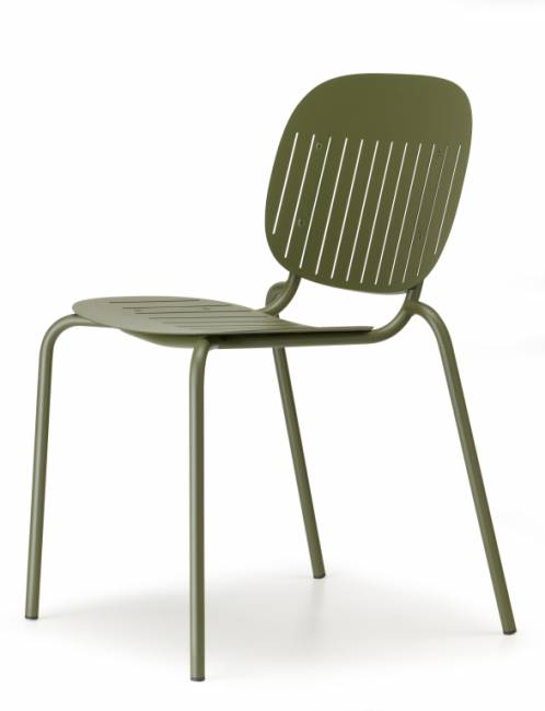 Стул металлический Si-Si Barcode оливковый 500х550х800 мм