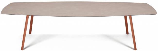 Стол ламинированный Squid терракотовый, тортора шпатель 2990х1290х730 мм