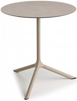 Стол ламинированный обеденный Tripe Maxi тортора, тортора шпатель Ø800х740 мм