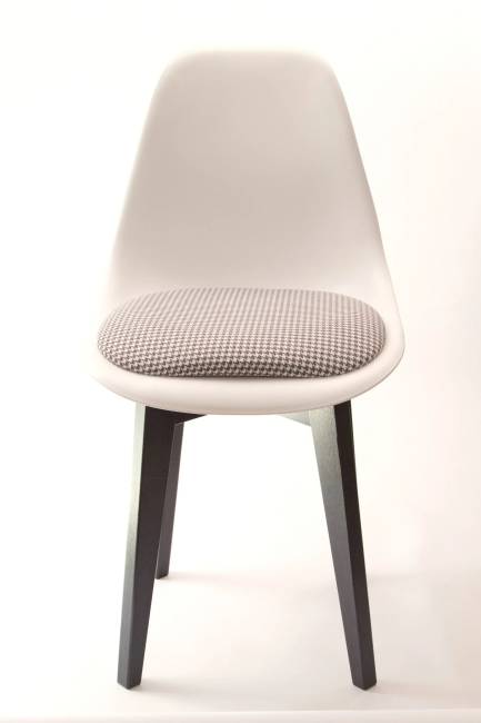 Стул Сашш чёрный /белый, серый ГЛ