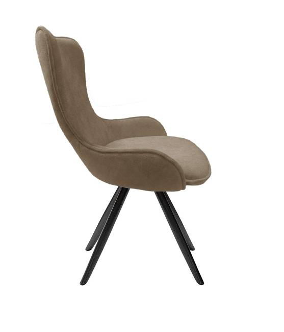 Стул DikLine 333 поворотный TW05 капучино, ножки черные