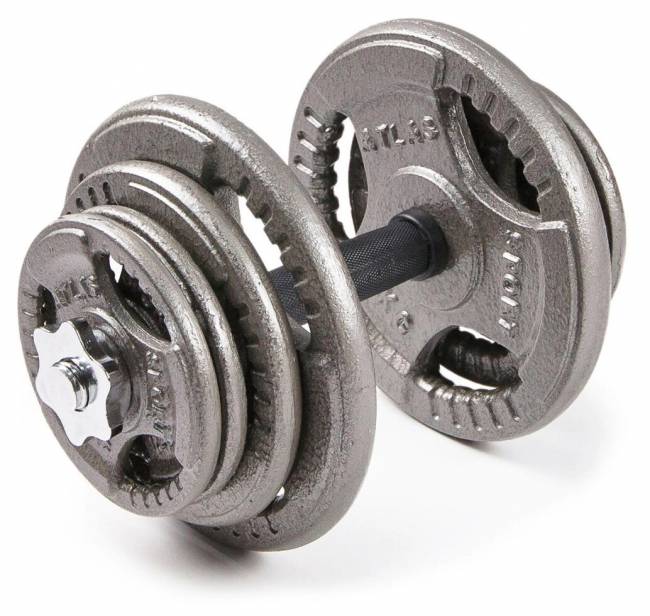 Набор гантелей металлических "Хаммертон Atlas Sport", 2x21,5 кг Набор гантелей металлических "Хаммертон Atlas Sport", 2x21,5 кг