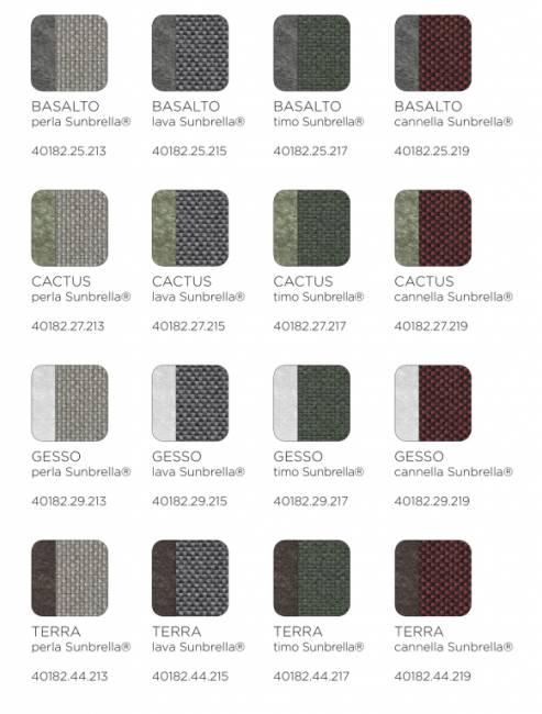 Диван пластиковый с подушками Maximo 3 терра, корица 2685х940х790 мм