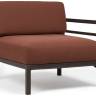 Диван пластиковый с подушками Maximo 3 терра, корица 2685х940х790 мм