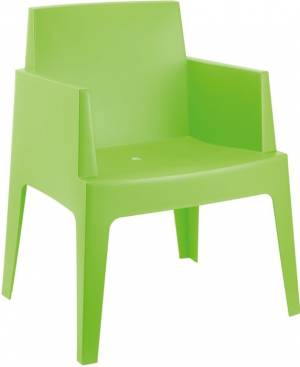 Кресло пластиковое Box зеленый 650х580х800 мм