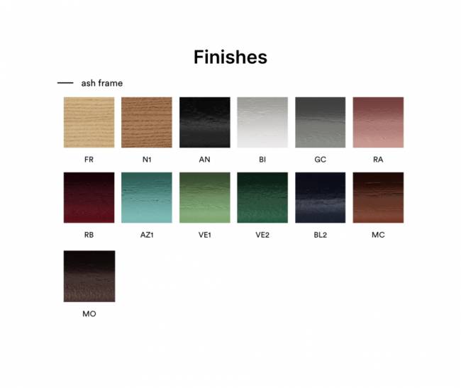 Стул деревянный Nym беленый ясень 460х500х755 мм Стул деревянный Nym беленый ясень 460х500х755 мм