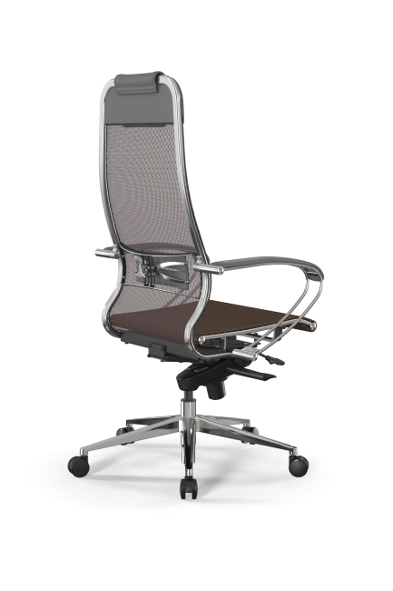 Кресло Samurai L1-1K - TS /Uc00/Nc00/K2cL(M06.B32.G11.W03), св.коричневый-серый