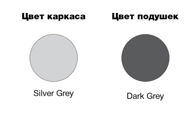 Кресло пластиковое с подушками Mykonos серебристый, темно-серый 730х720х750 мм