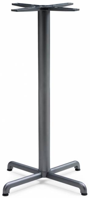 Подстолье металлическое барное Calice Alu High Special антрацит 480х480х1070 мм