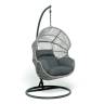 "Апулия" подвесное кресло из искусственного ротанга, цвет серый