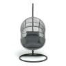 "Апулия" подвесное кресло из искусственного ротанга, цвет серый