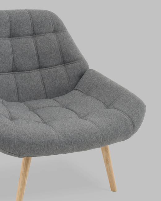 Кресло Олби Квадро серый