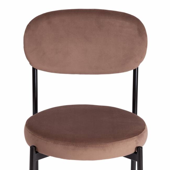 Стул REVO (mod. 7033) / 1 шт. в упаковке ткань/металл, 47х54х82 см, высота до сиденья 47 см, коричневый barkhat 12/черный коричневый barkhat 12/черный ткань/металл Стул REVO (mod. 7033) / 1 шт. в упаковке ткань/металл, 47х54х82 см, высота до сиденья 47 см, коричневый barkhat 12/черный коричневый barkhat 12/черный ткань/металл